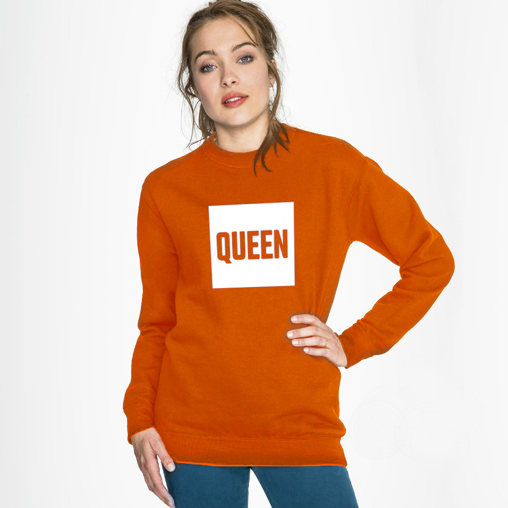 Sweater Koningsdag Print Queen