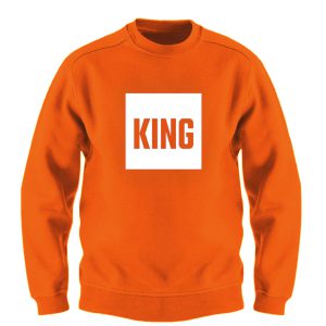 Sweater trui Koningsdag Print King