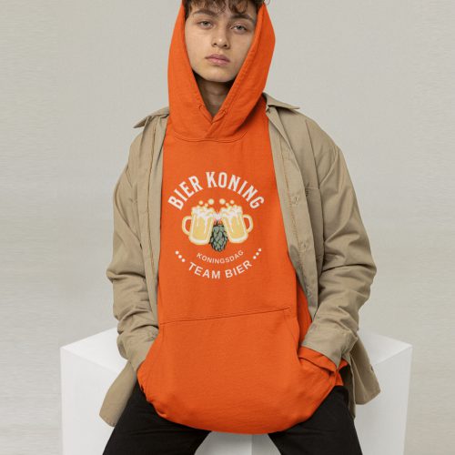 Koningsdag Hoodie Bier Koning
