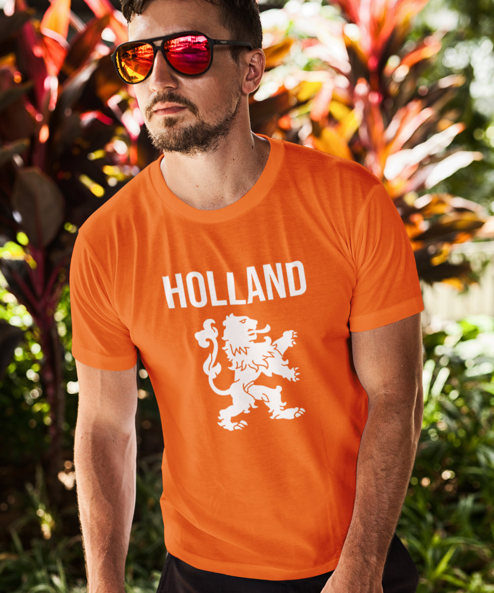 Gevlekt fluiten Dislocatie Oranje EK WK & Koningsdag T-Shirt Holland - Wijhoudenvanoranje.shop