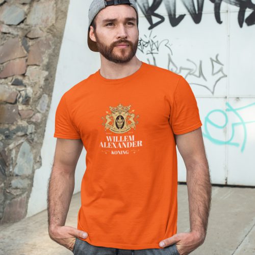 Oranje Koningsdag T-shirt Willem Alexander Koning