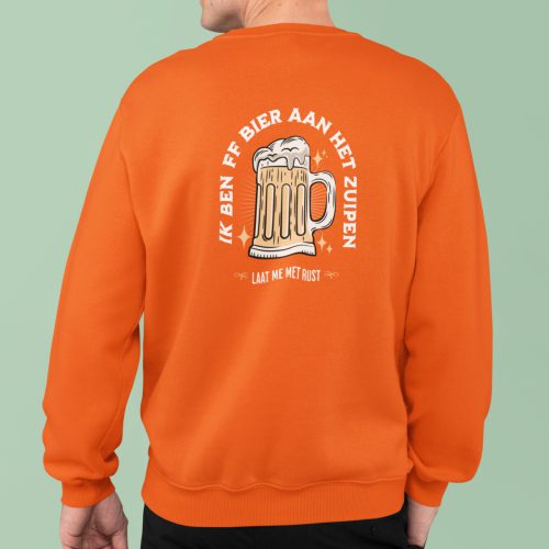 Koningsdag Trui Ik Ben Ff Bier Aan Het Zuipen Back