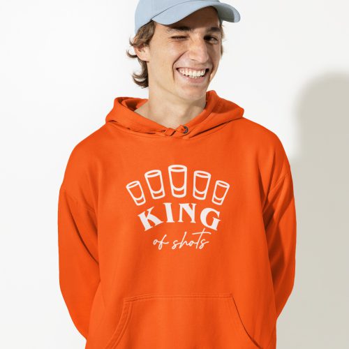 Hoodie King of Shots Oranje Koningsdag