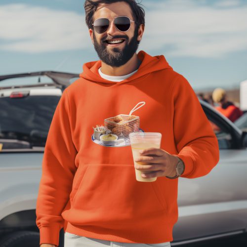 Oranje Koningsdag Hoodie Bitterballen