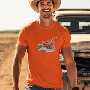 Oranje Koningsdag T-shirt Bitterballen Heren
