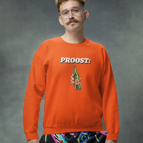 Oranje Koningsdag Trui Proost Bier Model