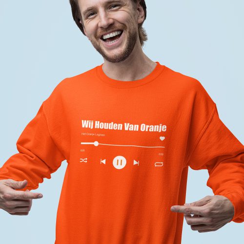 Oranje EK Trui Wij Houden Van Oranje Music Player