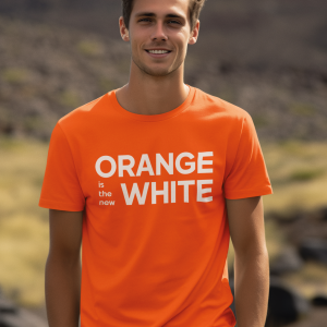Oranje Ek Wk Koningsdag heren T-shirts Orange Is The New White