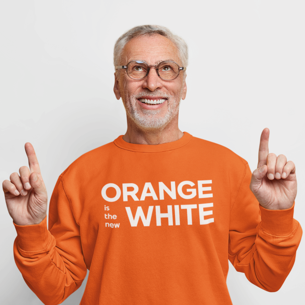 Oranje Ek Wk Konings trui sweater Orange Is The New White