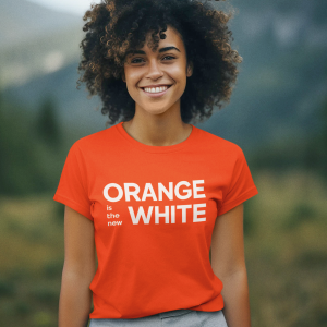 Oranje Ek Wk Koningsdag t shirts Orange Is The New White Model