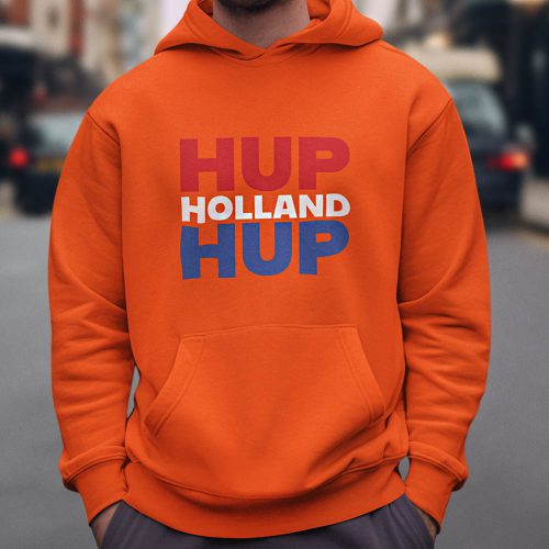 Oranje EK WK Hoodie Hup Holland Hup