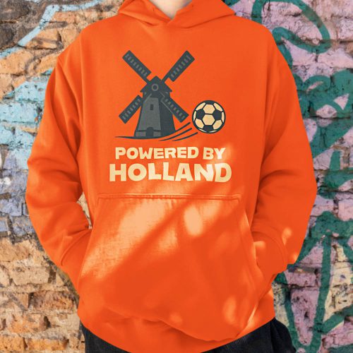 Oranje EK WK Hoodie Powered By Holland
