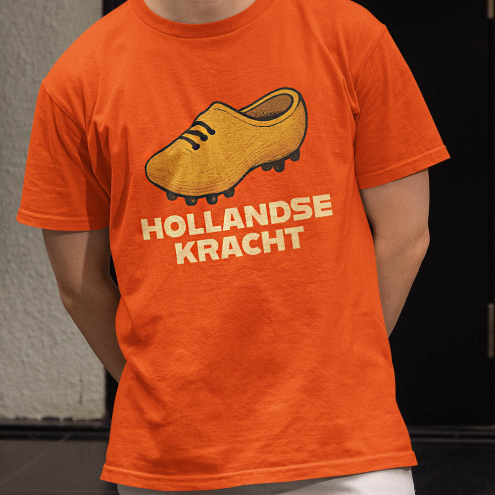 Oranje EK WK T-shirt Hollandse Kracht