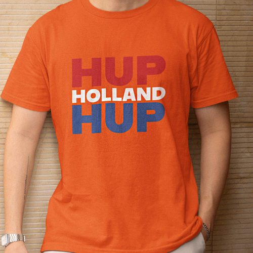 Oranje EK WK T-shirt Hup Holland Hup