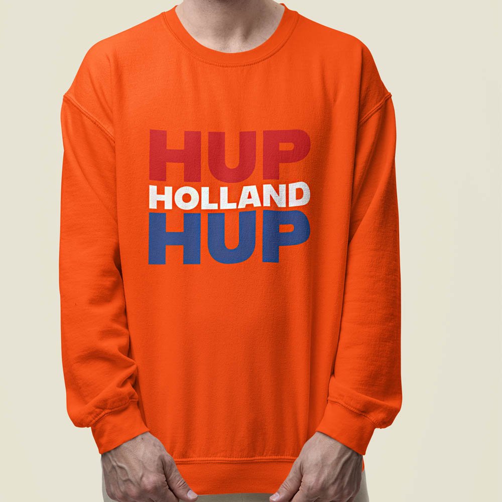 Oranje EK WK Trui Hup Holland Hup