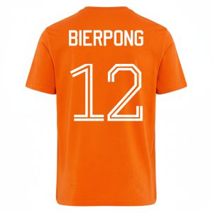 Oranje T-shirt Bierpong