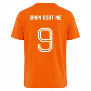 Oranje T-shirt Brian Bobt Nie