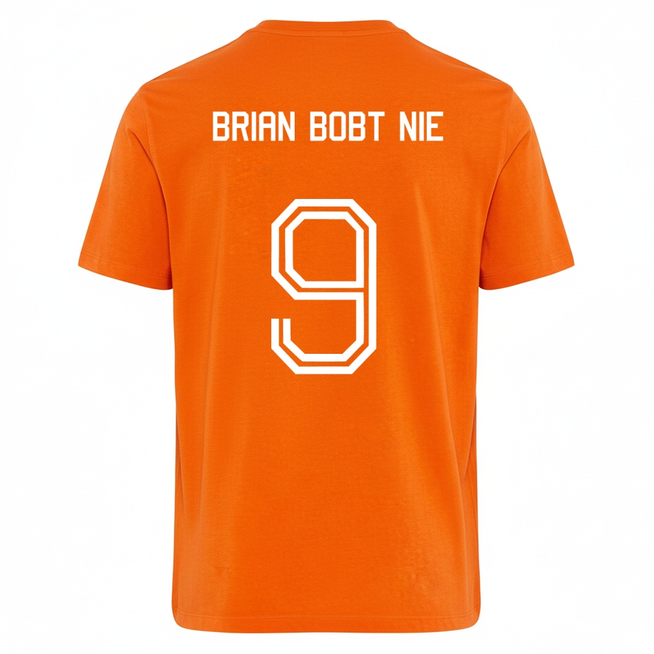 Oranje T-shirt Brian Bobt Nie