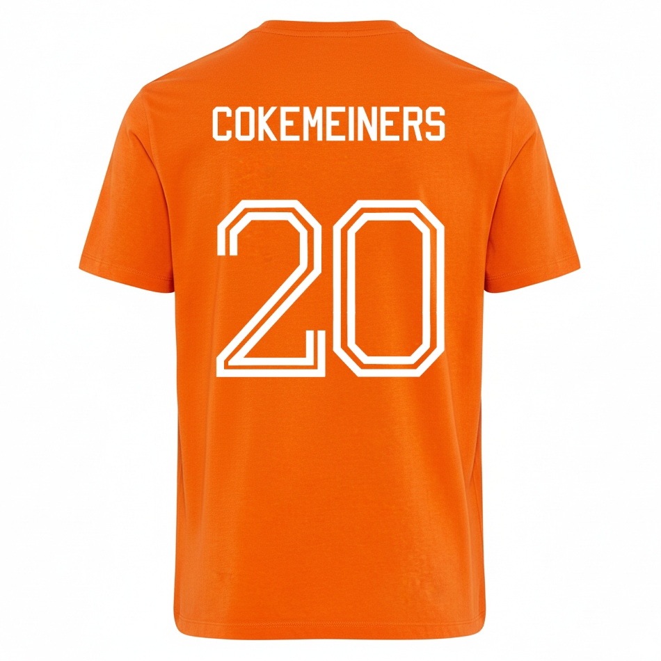 Oranje T-shirt Cokemeiners