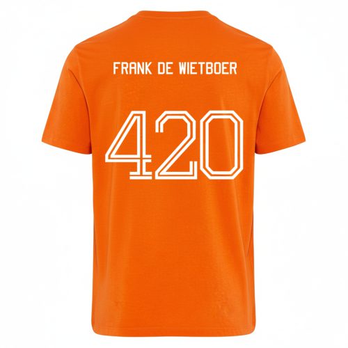Oranje T-shirt Frank De Wietboer 420