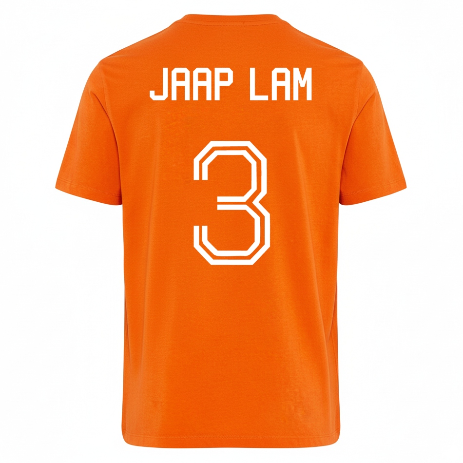 Oranje T-shirt Jaap Lam