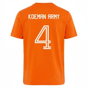 Oranje T-shirt Koeman Army