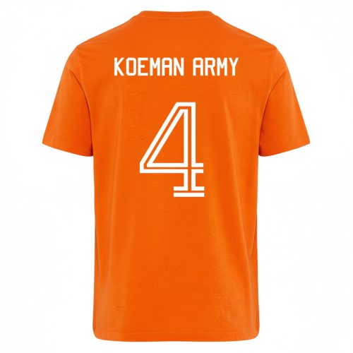 Oranje T-shirt Koeman Army