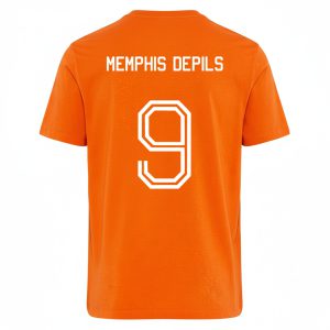 Oranje T-shirt Memphis Depils