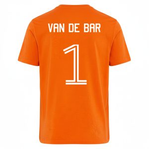 Oranje T-shirt Van De Bar 1