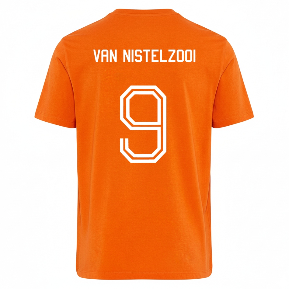 Oranje T-shirt Van Nistelzooi