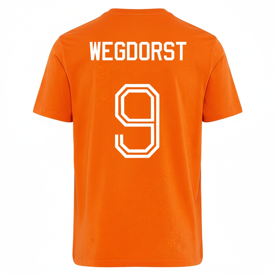 Oranje T-shirt Wegdorst