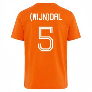 Oranje T-shirt Wijndal