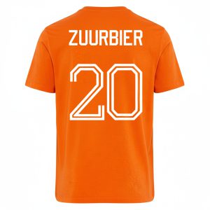 Oranje T-shirt Zuurbier 20
