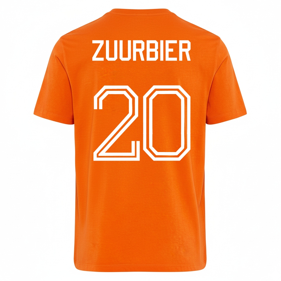 Oranje T-shirt Zuurbier 20