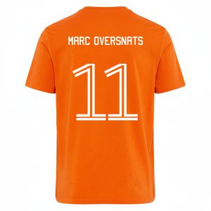 Oranje T-shirt Marc Oversnats