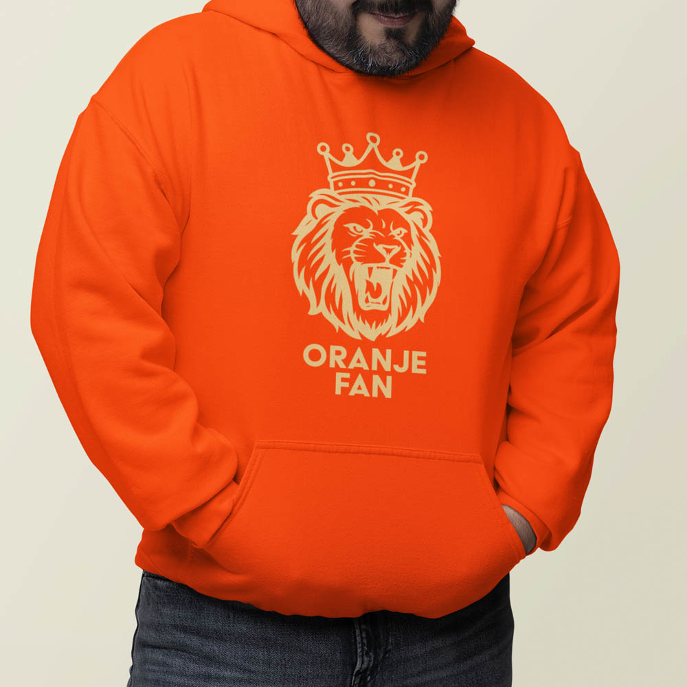 Oranje WK EK Hoodie Oranje Fan
