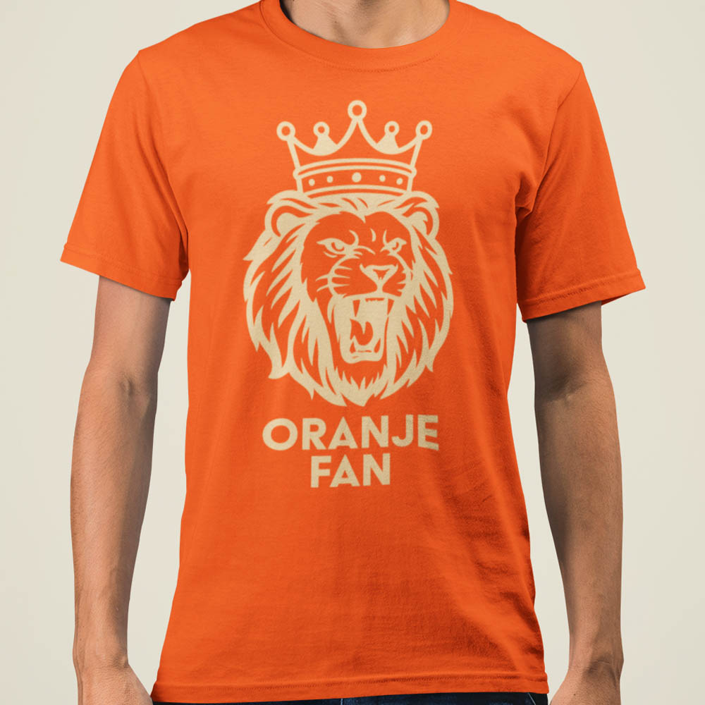 Oranje WK EK T-shirt Oranje Fan