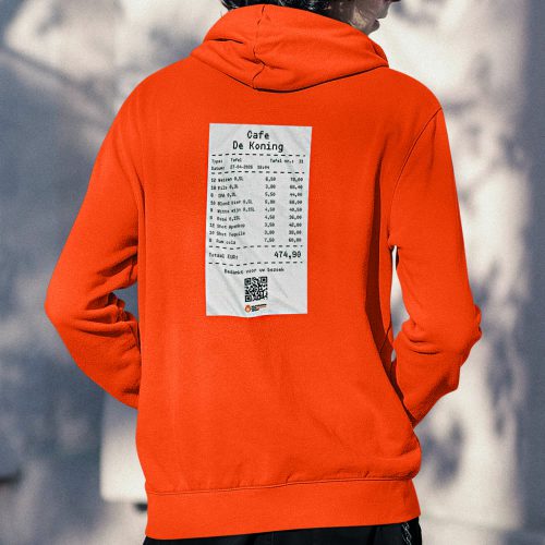 Oranje Hoodie Koningsdag Bonnetje
