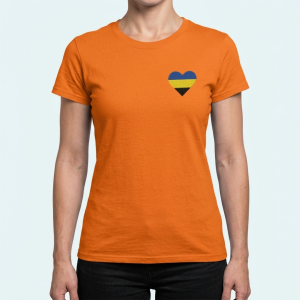 Oranje T-shirt Gelderland hartje