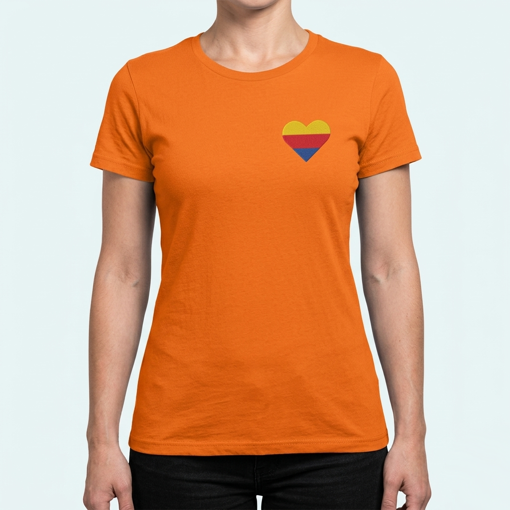 Oranje T-shirt Noord Hollland hartje