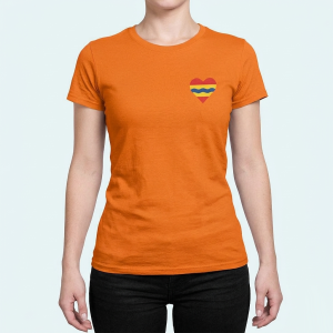Oranje T-shirt Overijssel Dames