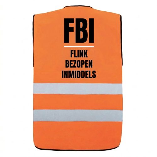 Oranje Veiligheidshesje FBI Flink Bezopen Inmiddels