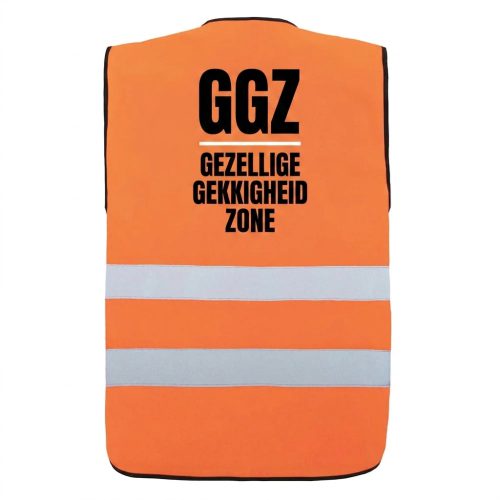Oranje Veiligheidshesjes GGZ Gezellige Gekkigheid Zone