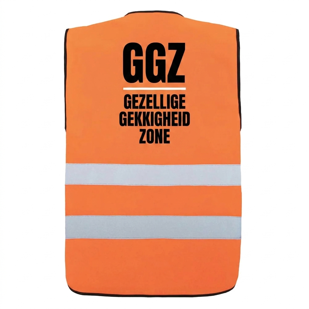 Oranje Veiligheidshesjes GGZ Gezellige Gekkigheid Zone