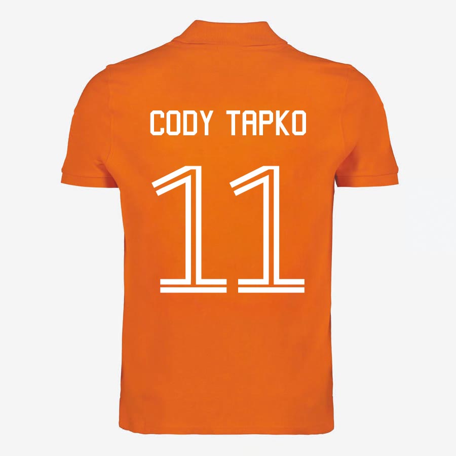 Oranje Polo Cody Tapko