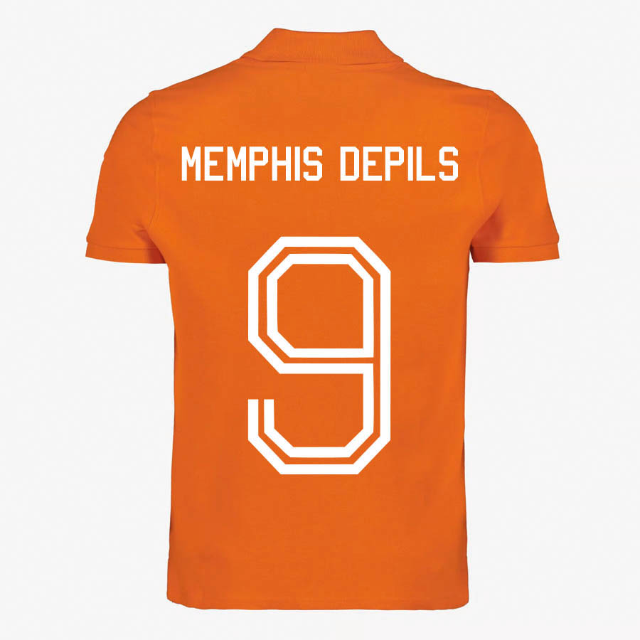 Oranje Polo Memphis depils