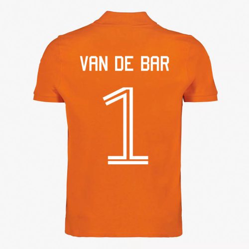 Oranje Polo Van de bar