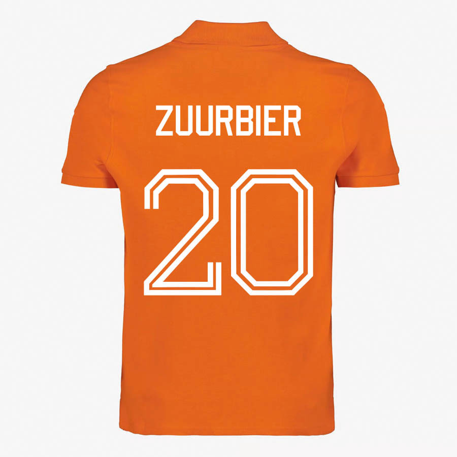 Oranje Polo Zuurbier