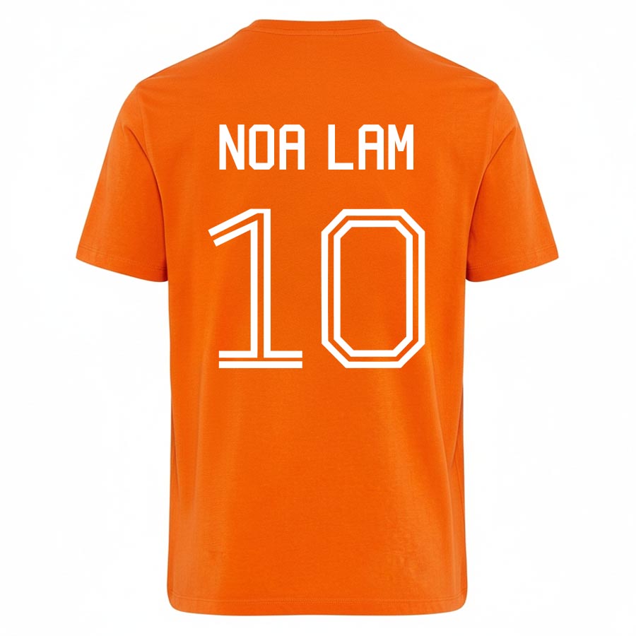 Oranje T-Shirt Noa lam