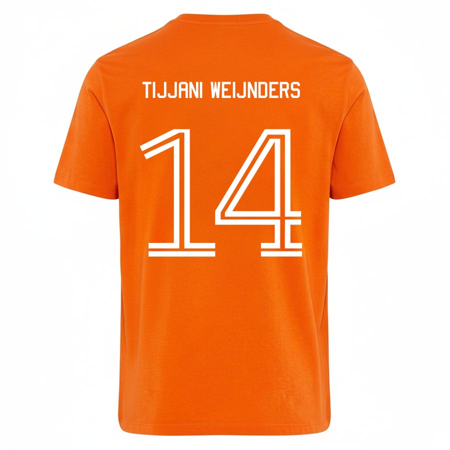 Oranje T-Shirt Tijani Weijnders